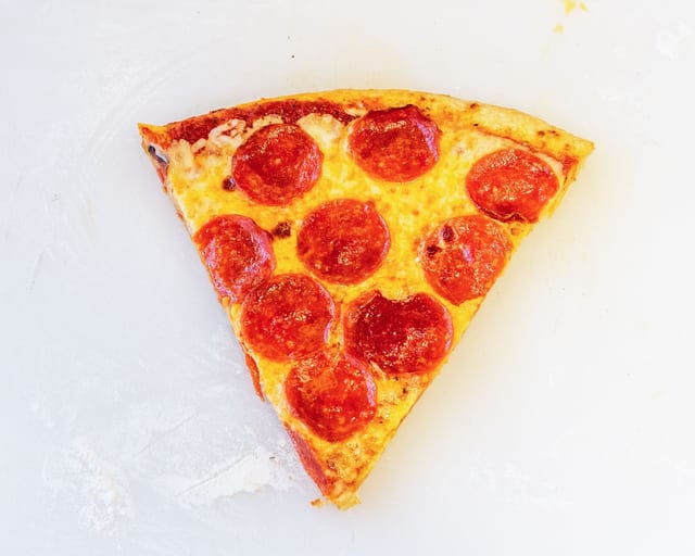Pepperoni Pizza Slice.