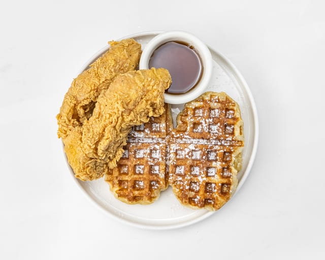 Chicken and Waffle.