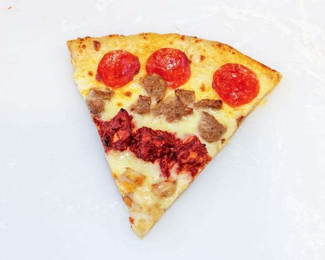 Chef's Special Pizza Slice.